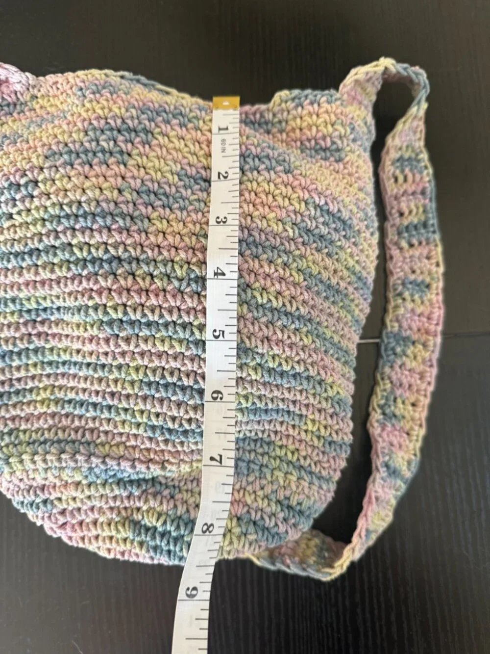 Wild fable Crochet purse shoulder bag boho pastel lined clean